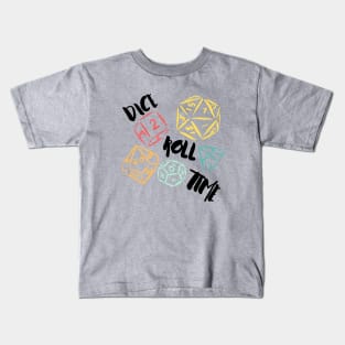 Dice Roll Time Kids T-Shirt